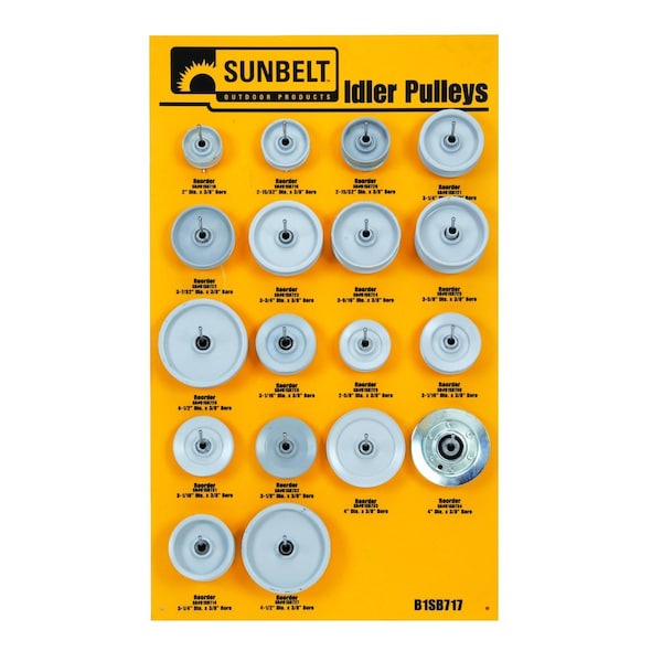Idler Assortment (24 pieces) 8" x12" x6"